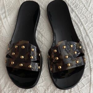 Vince Camuto tortoise shell slides Sz 8M